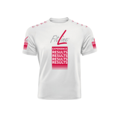 FitLine camiseta de deporte funcional blanco mujer